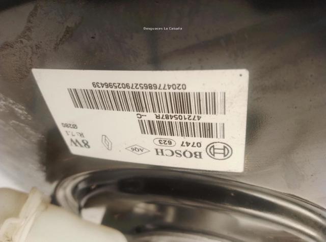 472103893R RENAULT Усилитель тормозов купить в Житомир