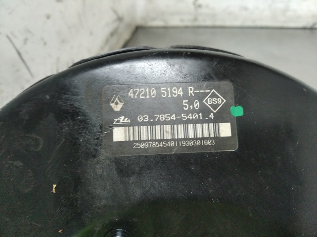 Reforçador dos freios a vácuo Dacia Logan KS