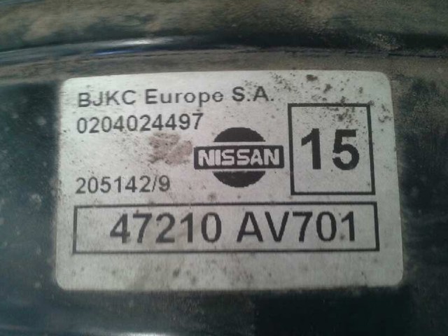 47210AV701 NISSAN Усилитель тормозов купить в Ровно