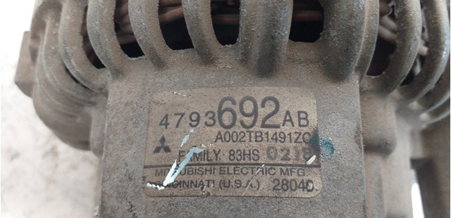 CHRYSLER 4793692AB Генератор в наличии Полтава