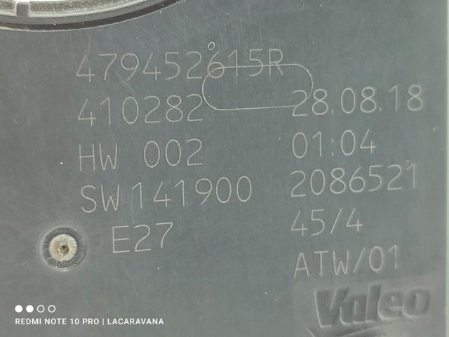 479452615R RENAULT Датчик угла поворота руля купить в Черкассы
