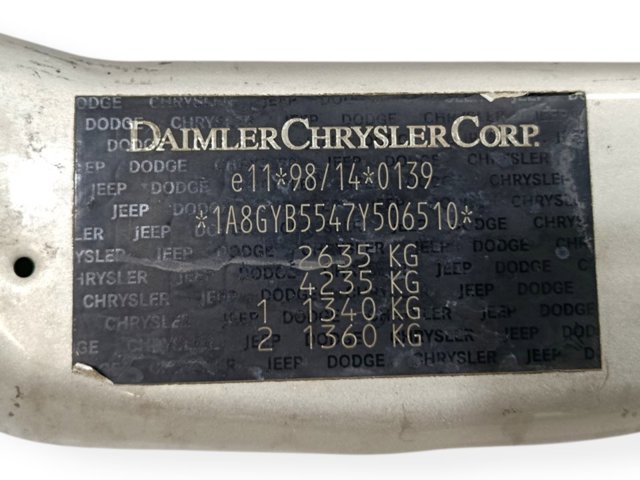 CHRYSLER 4860439AC Суппорт радиатора верхний (монтажная панель крепления фар) в наличии Чернигов
