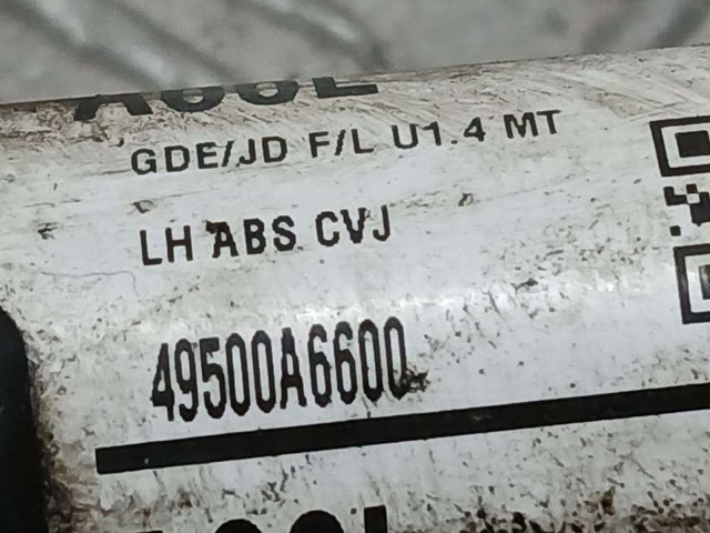 49500A6600 Полуось (привод) передняя левая купить Николаев