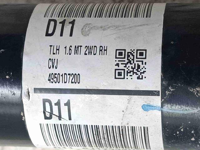 HYUNDAI 49501D7200 Правая полуось в наличии Киев