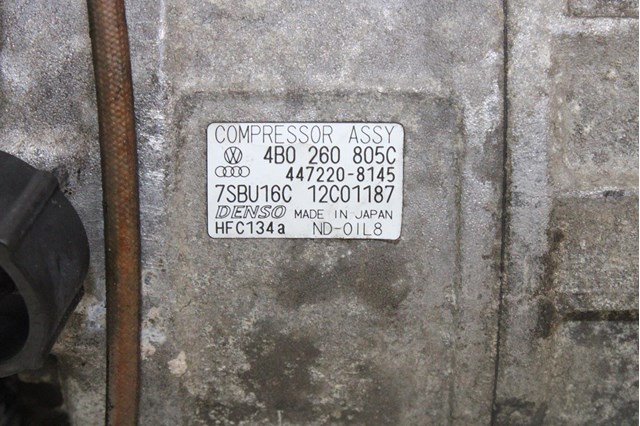 Compressor de ar condicionado para Audi A4 (8D2,8D2) (2000-2000) 2.5 TDI AFB 4B0260805C