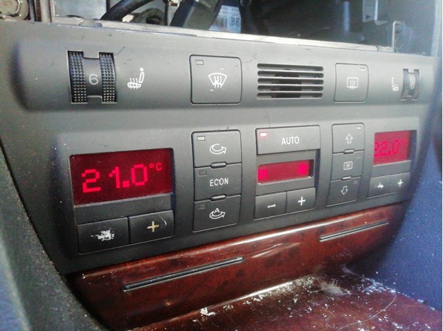 Controle de aquecimento/ar condicionado para Audi A6 2.5 TDI AKE 4B0820043AR