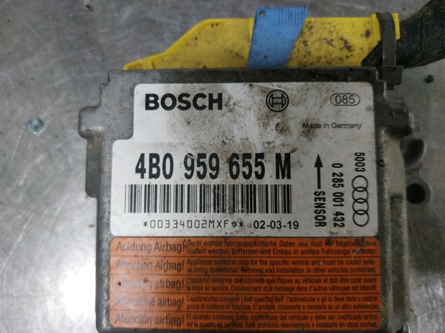 4B0959655M Модуль-процессор управления подушкой безопасности (ЭБУ AIRBAG) купить Львов