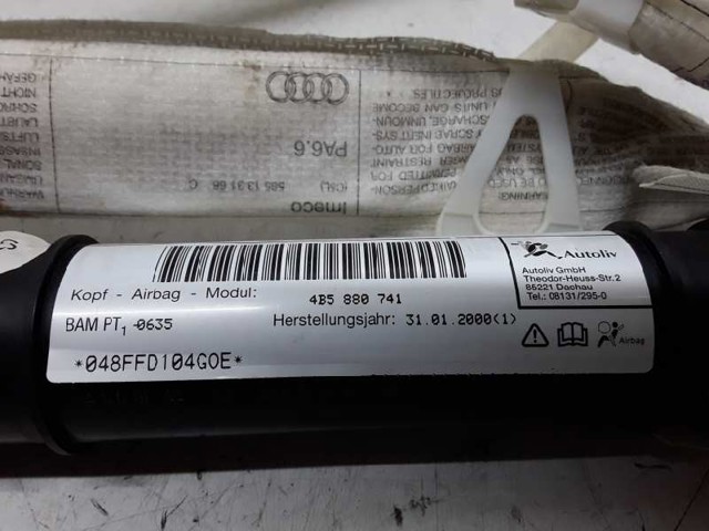 4B5880741 Подушка безопасности (AIRBAG) шторка боковая левая купить Черкассы