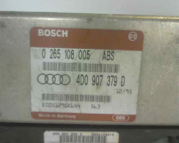 Centralita ABS Para Audi A4 Avant (8D5,8D5) (1994-2002) 2.6 ABC 4D0907379D