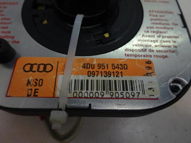 Anel AIRBAG de contato, cabo plano do volante 4D0951543D VAG