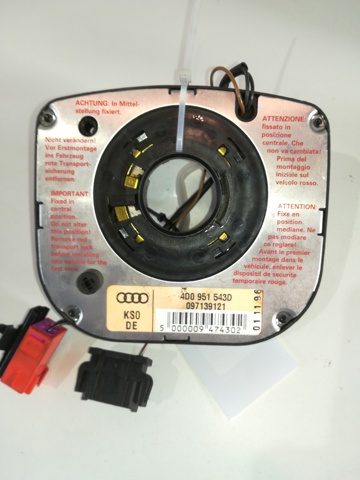 Anel AIRBAG de contato, cabo plano do volante Audi A6 4A5