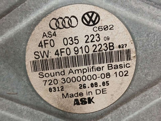 4F0035223 Усилитель звука аудиосистемы купить Сумы