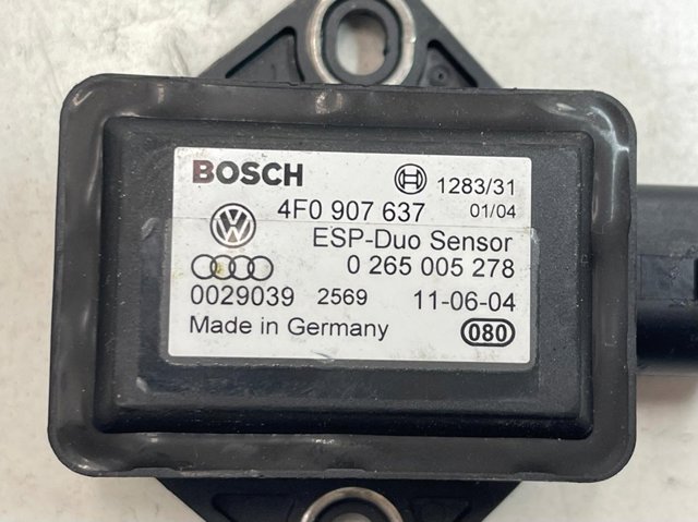 Sensor de aceleração transversal (ESP) 4F0907637 VAG