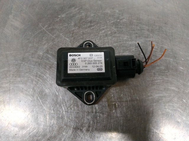 Sensor de aceleração transversal (ESP) 4F0907637 VAG