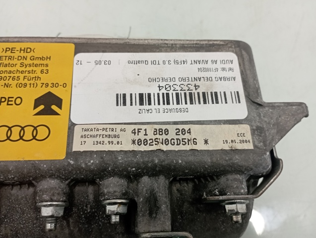 4F1880204 VAG Подушка безопасности (AIRBAG) пассажирская купить в Чернигов