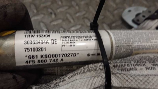 4F5880742A Подушка безопасности (AIRBAG) шторка боковая правая купить Черновцы