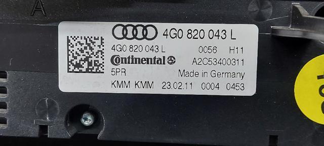 4G0820043L VAG Блок управления режимами отопления/кондиционирования купить в Запорожье
