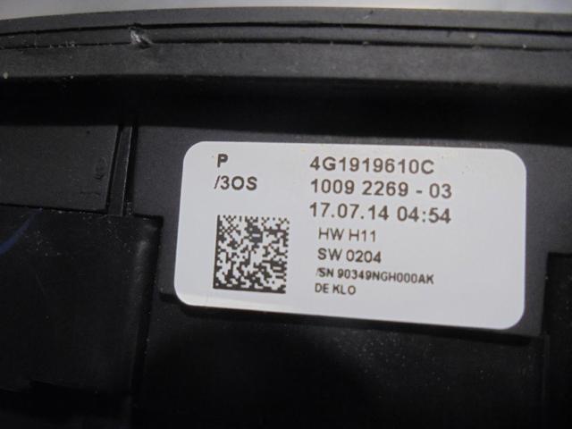 VAG 4G1919610 Блок кнопок центральной консоли в наличии Днепр