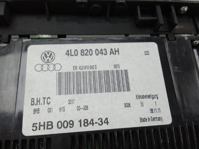 VAG 4L0820043AH Блок управления кондиционером в наличии Харьков