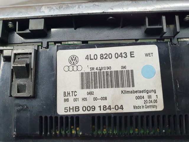4L0820043E Блок управления кондиционером купить Харьков