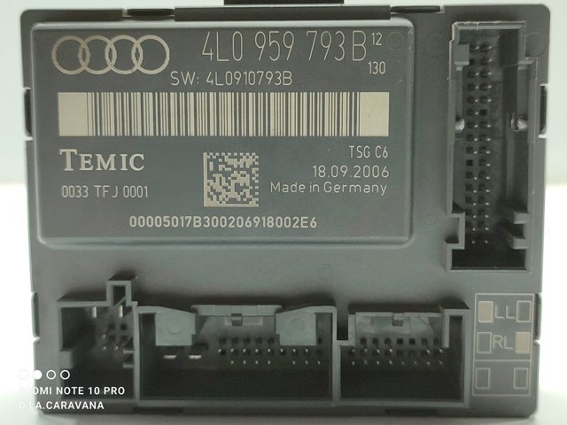 4L0959793B Блок комфорта передней двери купить Днепр