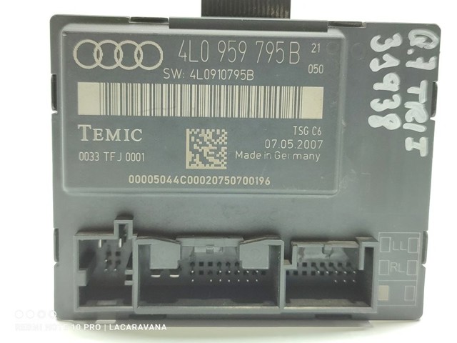 4L0959795B VAG Блок комфорта задней двери купить в Харьков
