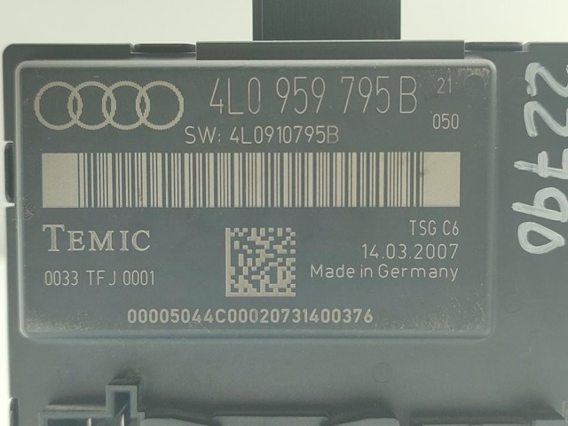 4L0959795B Блок комфорта задней двери купить Черновцы