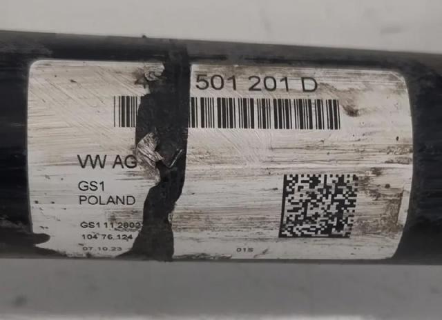 4M0501201D VAG Задняя полуось купить в Павлоград