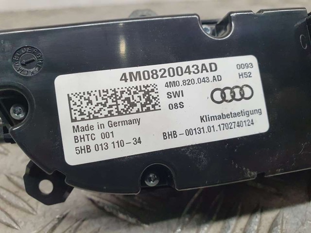 4M0820043AD VAG Блок управления кондиционером купить в Львов