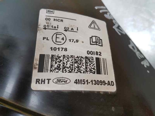 4M5113099AD FORD Фара правая купить в Николаев