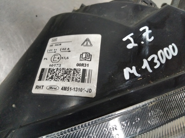 FORD 4M5113101JD Фара левая в наличии Николаев