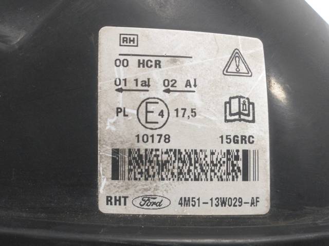 4M5113W029AF FORD Фара правая купить в Каменское