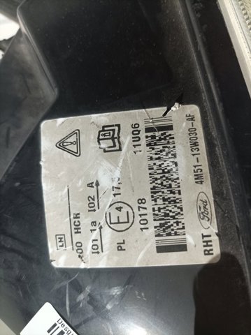 FORD 4M5113W030AF Крышка фары левой в наличии Сумы
