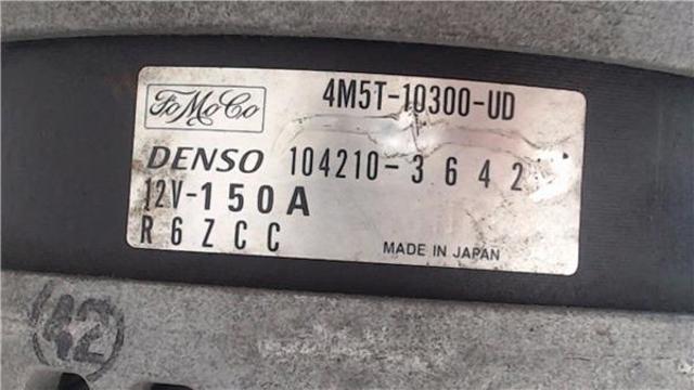 4M5T10300UD FORD Генератор купить в Днепр