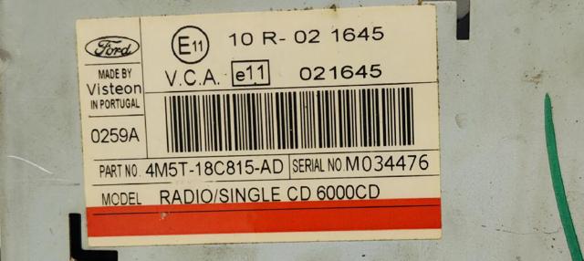 FORD 4M5T18C815AD в наличии Сумы