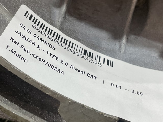 Caixa de Mudança montada (caixa mecânica de velocidades) Jaguar X-type CF1