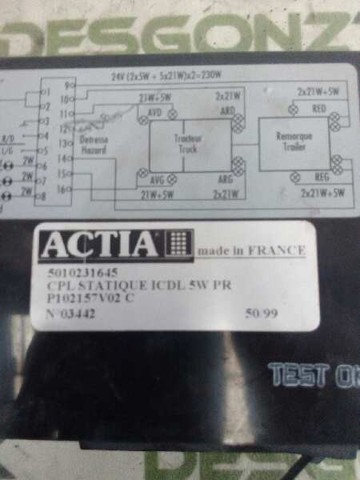 5010231645 RENAULT Реле указателей поворотов купить в Сумы