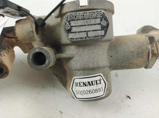 5010260893 RENAULT Клапан ограничения давления пневмосистемы купить в Ирпень
