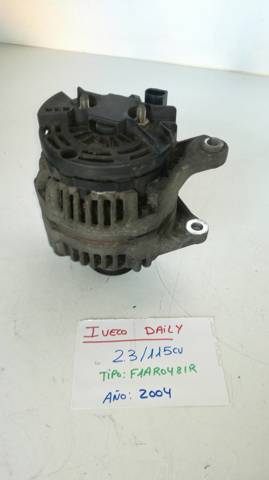 Alternador para IVECO Daily III Box/Chassis Daily Closed Box (1999 =>) 35 - S 12 Closed Box Raised Roof / 01.99 - 12.06 F1AE0481 504009977