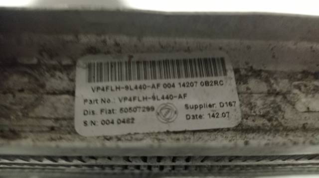 50507299 FIAT Радиатор интеркуллера купить в Львов