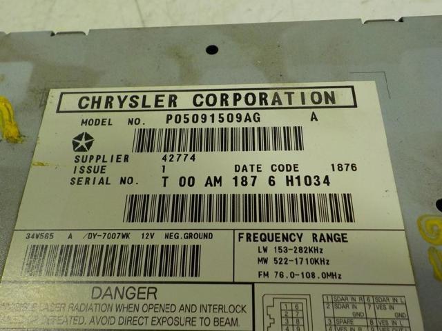 CHRYSLER 5091509AF в наличии Житомир