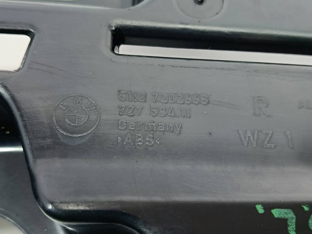 51127202668 BMW Направляющая заднего бампера правая купить в Черновцы
