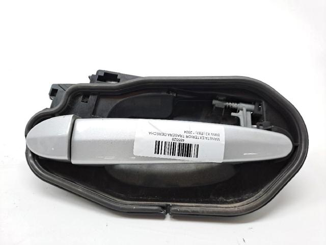 Suporte de maçaneta externa da porta traseira direita 51203449056 BMW