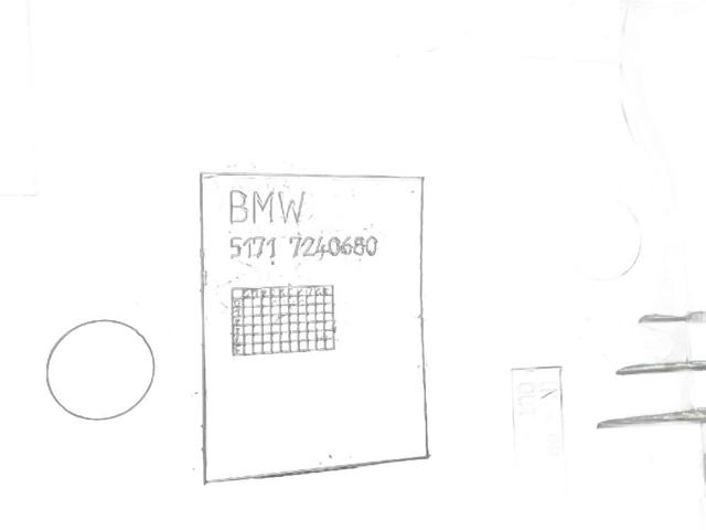 BMW 51717240680 Решетка дворников левая в наличии Николаев