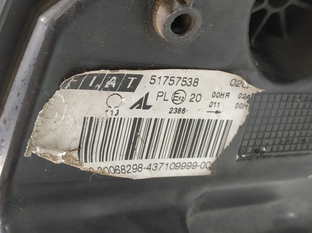 51757538 FIAT Левая фара купить в Львов