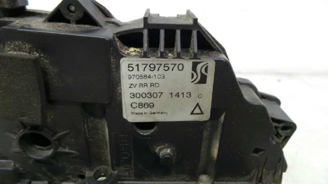 FIAT 51797570 Замок двери задней правой в наличии Хмельницкий