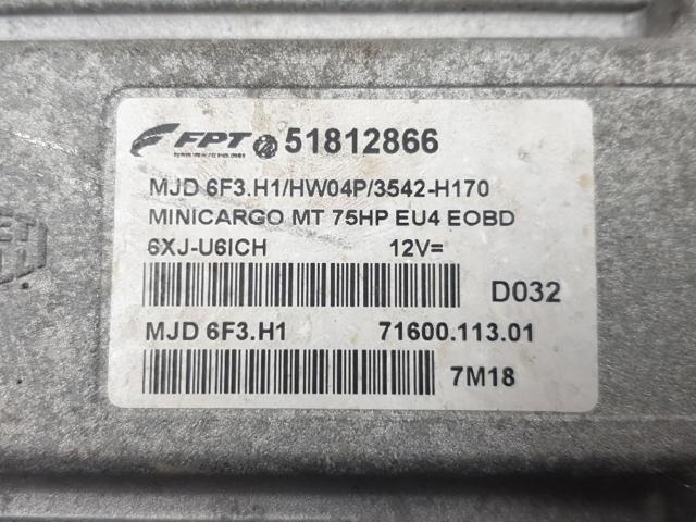 FIAT 51812866 Блок управления двигателем в наличии Одесса