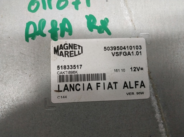 Unidade de conforto Fiat Bravo 2 198