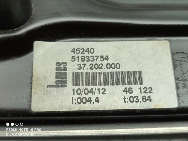 FIAT 51833754 Стеклоподъемник передней левой двери в наличии Винница