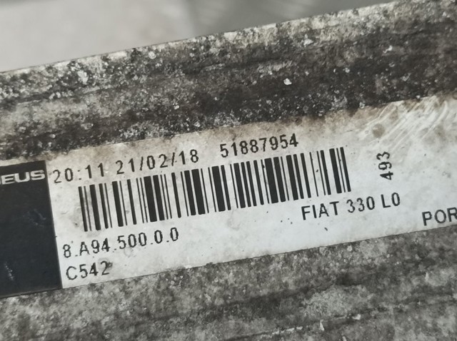 FIAT 51887954 Интеркулер в наличии Харьков